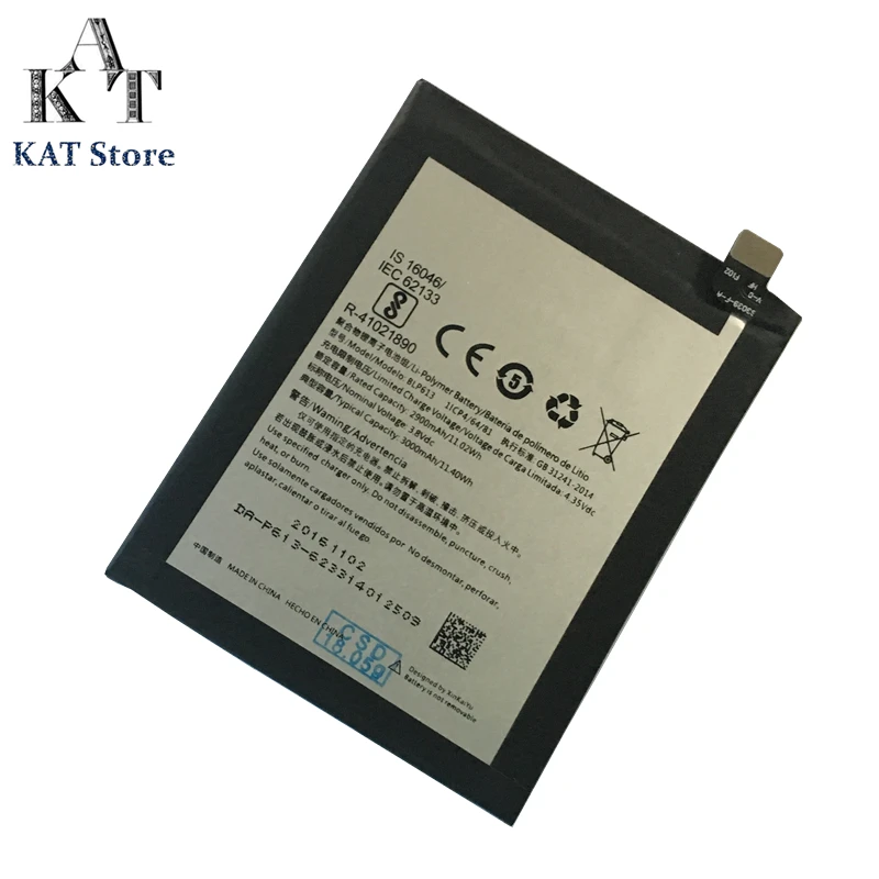 Mobile Phone Battery For Oneplus 3 One Plus 1+3 3000mAh Li-Polymer Batteries BLP613 Rechargeable Accumulator
Mobile Phone Battery For Oneplus 3 One Plus 1+3 3000mAh Li-Polymer Batteries BLP613 Rechargeable Accumulator