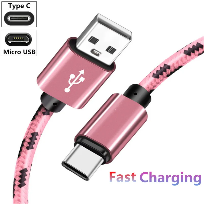 Nylon Charger Cable for Samsung A50 A30 S6 S8 Data Wire for Huawei P30 P20 Y7 2019 Honor 8C 8X 8a Redmi note 7 6 pro cable
Nylon Charger Cable for Samsung A50 A30 S6 S8 Data Wire for Huawei P30 P20 Y7 2019 Honor 8C 8X 8a Redmi note 7 6 pro cable