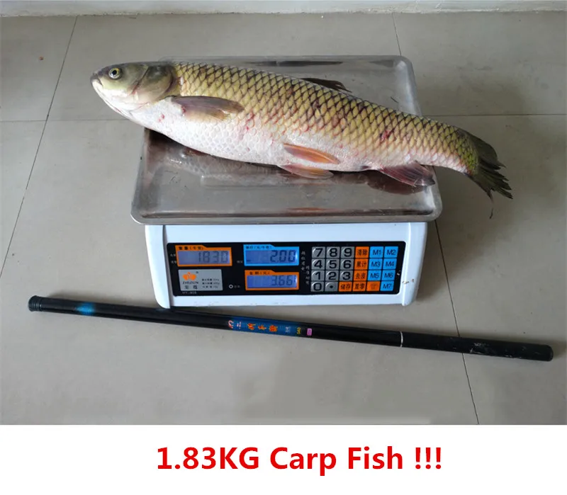 Super Deal Fiberglass Stream River Fishing Rod Telescopic Hand Pole Carp Fishing Rod 2.1M2.7M3.6M4.5M5.4M6.3M7.2M (5)