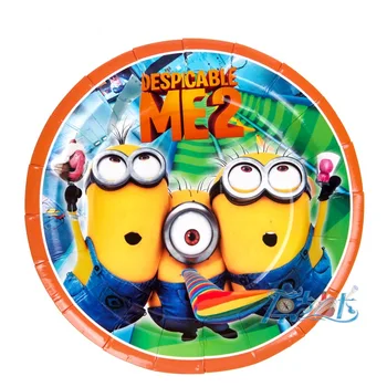 50pcs/lot of 7inch minion Me2 theme paper plate tableware for birthday,party, festival
50pcs/lot of 7inch minion Me2 theme paper plate tableware for birthday,party, festival
