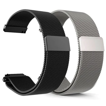 22mm 20mm Metal Milanese Loop Band for Samsung Galaxy 46mm 42mm/S3 Classic/S2/Active Strap for Huami Amazfit Bip/GTR/Huawei GT/2
22mm 20mm Metal Milanese Loop Band for Samsung Galaxy 46mm 42mm/S3 Classic/S2/Active Strap for Huami Amazfit Bip/GTR/Huawei GT/2
