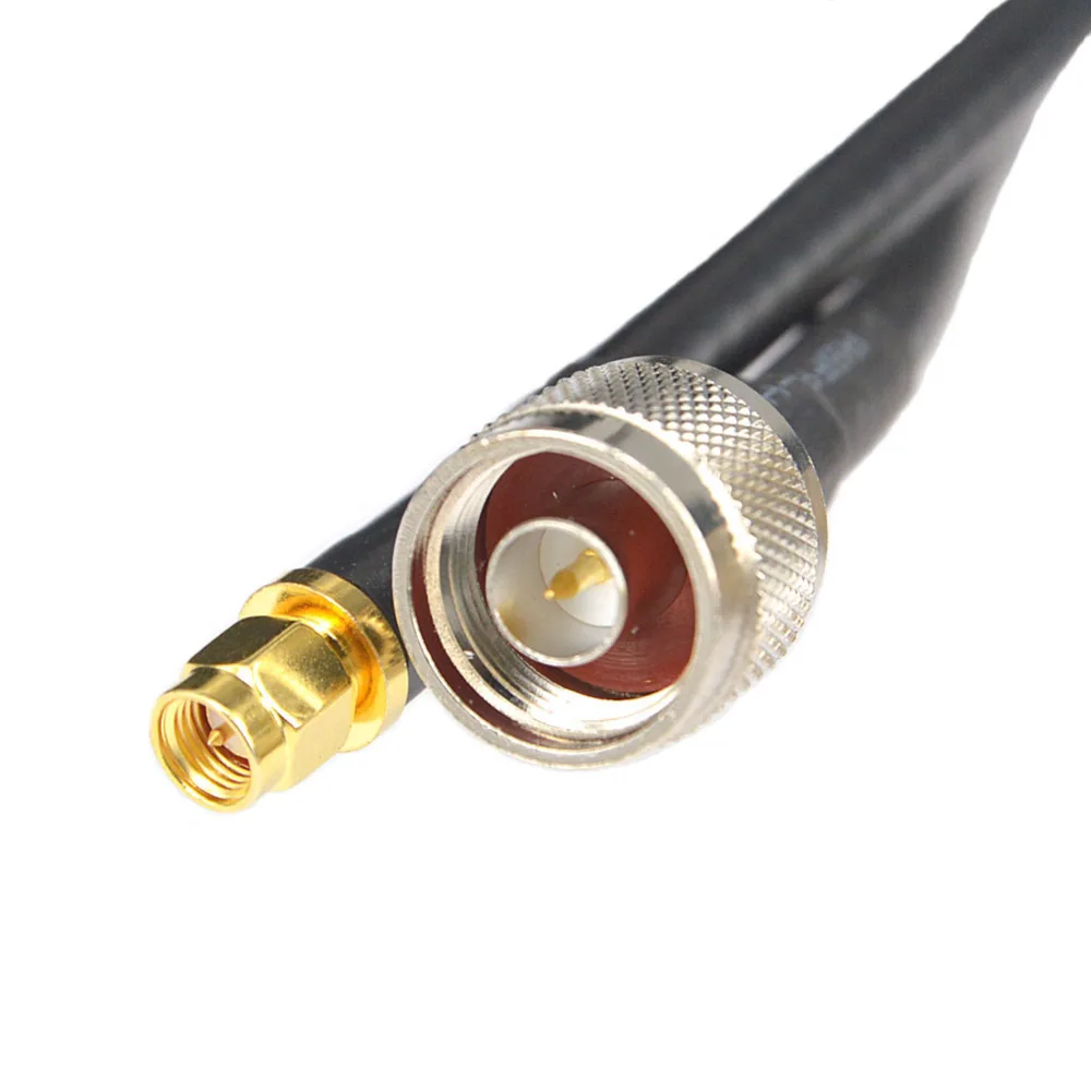 Low Loss SMA Male to N Male Extension 5D-FB LMR300 Coaxial Cable for CDMA GSM DCS 3G 4G Mobile Signal Booster Repeater
Low Loss SMA Male to N Male Extension 5D-FB LMR300 Coaxial Cable for CDMA GSM DCS 3G 4G Mobile Signal Booster Repeater