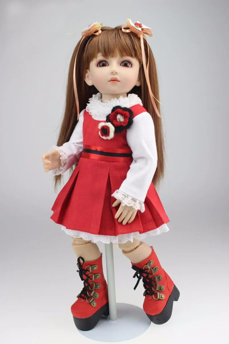 1/4 45cm joint body SD/BJD doll princess toddler make up angel bebe alive modeling Dolls toys for girl on sale babies
1/4 45cm joint body SD/BJD doll princess toddler make up angel bebe alive modeling Dolls toys for girl on sale babies