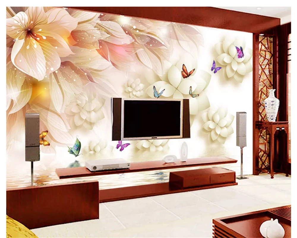 beibehang wallpaper for walls 3 d Stereo Mural Wallpapers Fantasy Flowers Lotus Tender Background papel de parede wall paper
beibehang wallpaper for walls 3 d Stereo Mural Wallpapers Fantasy Flowers Lotus Tender Background papel de parede wall paper