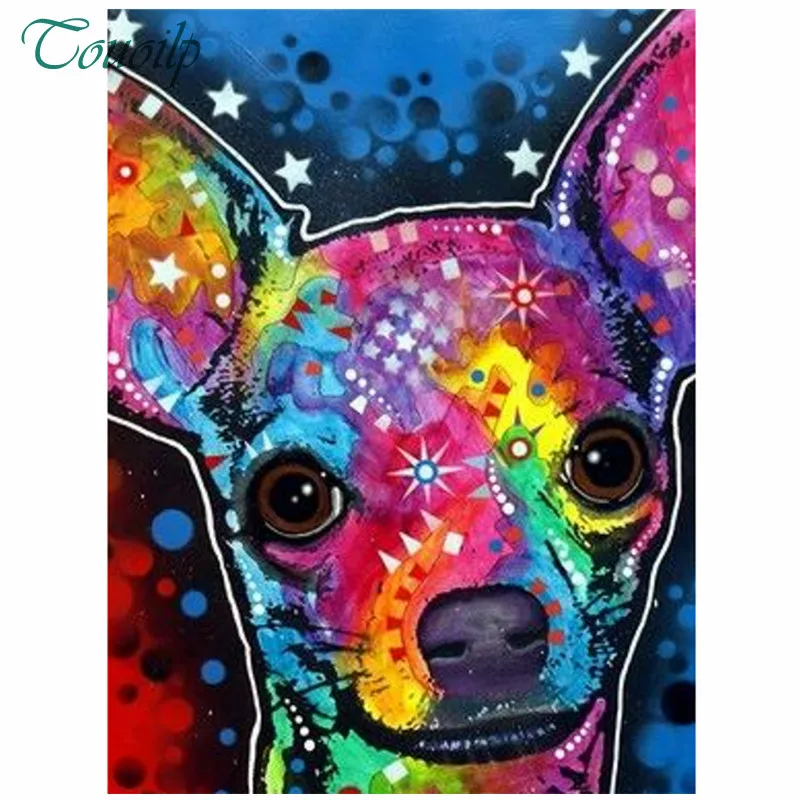Full square diamond 5D DIY diamond embroidery colorful Chihuahua diamond painting Cross Stitch Rhinestone mosaic decoration
Full square diamond 5D DIY diamond embroidery colorful Chihuahua diamond painting Cross Stitch Rhinestone mosaic decoration