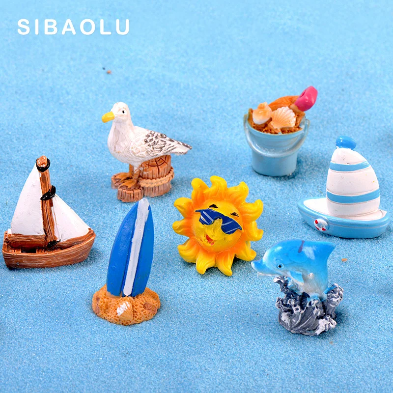 Beach Summer Sun Sailboat Figurine Resin Craft Animal Model Landscape Home Decor Miniature Fairy Garden Decoration Accessories
Beach Summer Sun Sailboat Figurine Resin Craft Animal Model Landscape Home Decor Miniature Fairy Garden Decoration Accessories