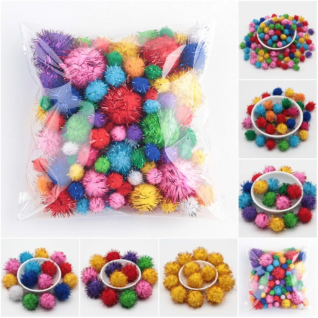 Pompom 10/15/20/25/30mm Mix Color Christmas Pom pom Fur Craft DIY Soft Plush Ball Pompoms Hair Root Diy Children Toys 25g
Pompom 10/15/20/25/30mm Mix Color Christmas Pom pom Fur Craft DIY Soft Plush Ball Pompoms Hair Root Diy Children Toys 25g