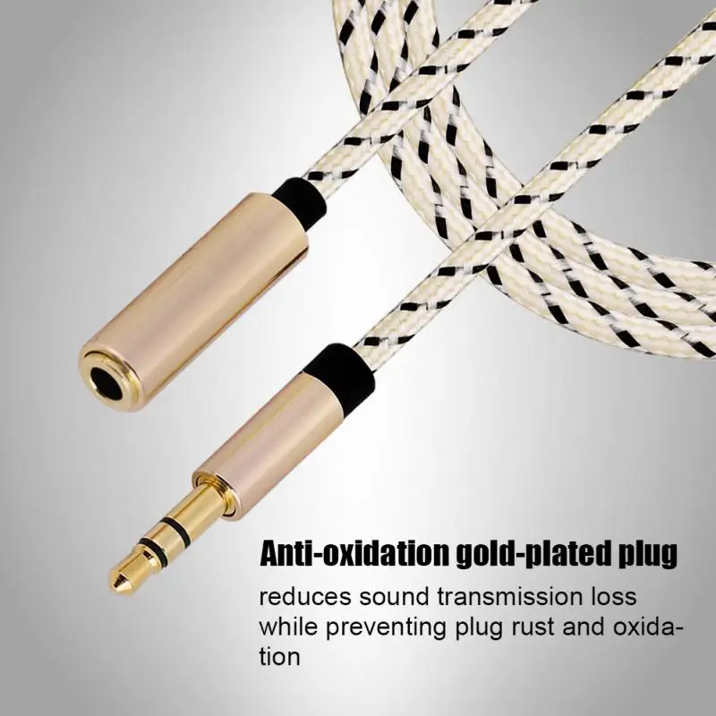 3.5mm Male to Female Stereo Jack Headphone Extension Cable 1.8m 3m 5m Aux Audio Wired Cord Lead For Computer Mobile Phones
3.5mm Male to Female Stereo Jack Headphone Extension Cable 1.8m 3m 5m Aux Audio Wired Cord Lead For Computer Mobile Phones
