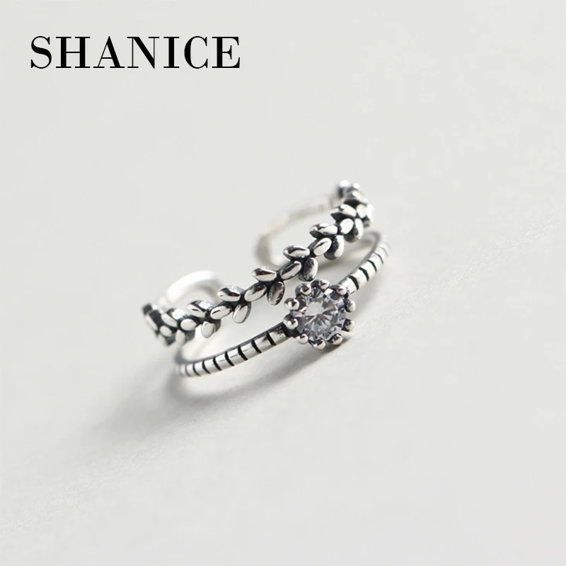SHANICE Retro Fashion Jewelry 925 Silver Ring Leave Double layer Style Inlay Micro Paved AAA CZ crystal For Women Wedding gift
SHANICE Retro Fashion Jewelry 925 Silver Ring Leave Double layer Style Inlay Micro Paved AAA CZ crystal For Women Wedding gift