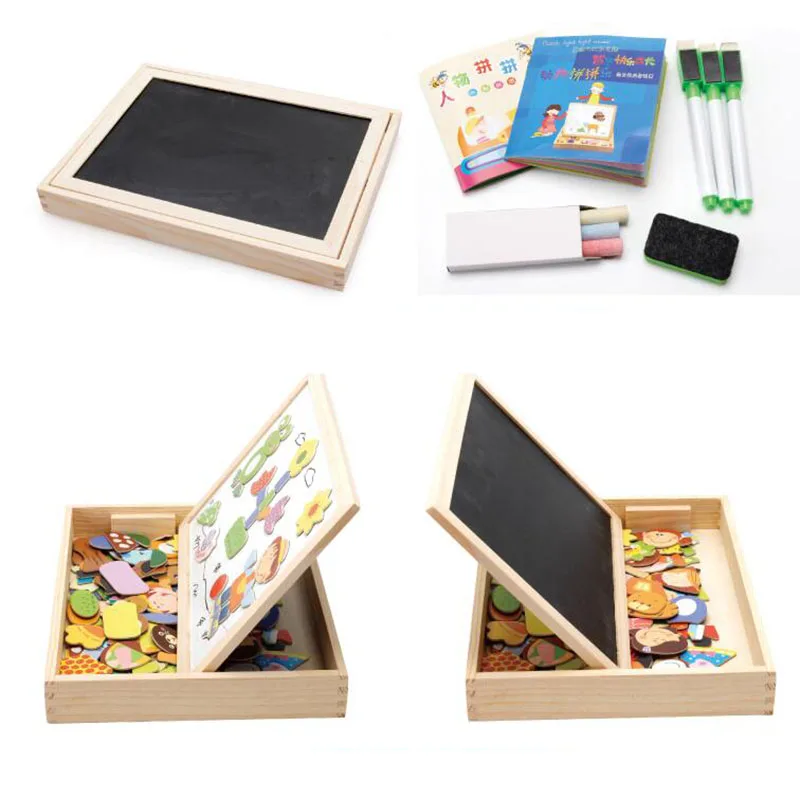 Magnetic Wooden Jigsaw Puzzle Kids Toys Tangram Board Cartoon Educational Learning Toy Drawing Baby Toys For Girls Boys Toys
Magnetic Wooden Jigsaw Puzzle Kids Toys Tangram Board Cartoon Educational Learning Toy Drawing Baby Toys For Girls Boys Toys