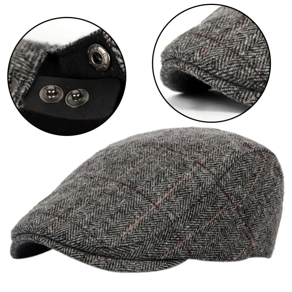 2018 Autumn And Winter Hat Men's Elderly Cricket-Cap Progress Mao England Classic Plaid Woolen Beret
2018 Autumn And Winter Hat Men's Elderly Cricket-Cap Progress Mao England Classic Plaid Woolen Beret