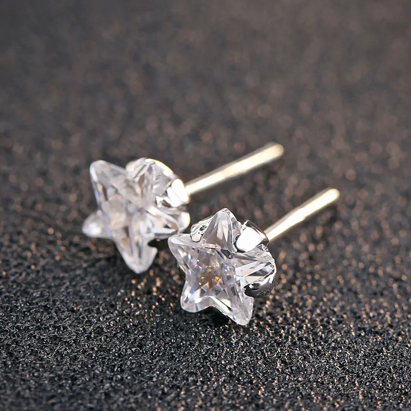 FNJ 925 Silver Earrings Women Five-pointed star 100% S925 Sterling Silver boucle d'oreille Stud Earring Jewelry
FNJ 925 Silver Earrings Women Five-pointed star 100% S925 Sterling Silver boucle d'oreille Stud Earring Jewelry