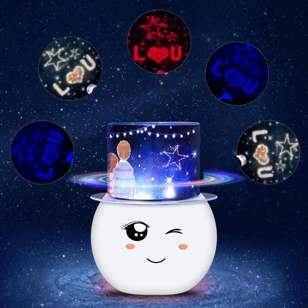 Children Kids Baby Sleeping Romantic USB Projection Lamp LED Night Light Projector for Starry Sky Star Moon
Children Kids Baby Sleeping Romantic USB Projection Lamp LED Night Light Projector for Starry Sky Star Moon