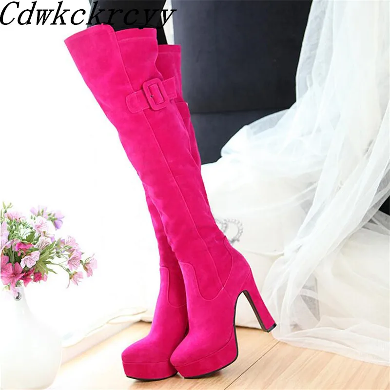 winter New pattern fashion Round head gules Sweet High-heeled Over knee Thin leg Boots Add wool Keep warm Fine heel Women Boots
winter New pattern fashion Round head gules Sweet High-heeled Over knee Thin leg Boots Add wool Keep warm Fine heel Women Boots