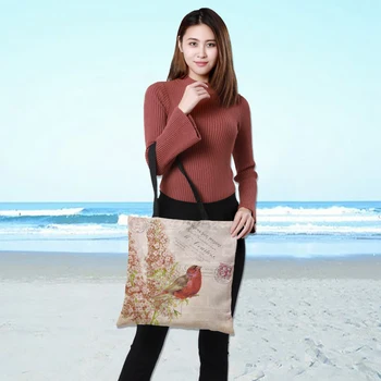 CROWDALE Double-sided butterfly Painted bag Women Large Linen Shopping Bag Handbag Bag Women Shoulder Cloth Pouch 43cm*43cm
CROWDALE Double-sided butterfly Painted bag Women Large Linen Shopping Bag Handbag Bag Women Shoulder Cloth Pouch 43cm*43cm