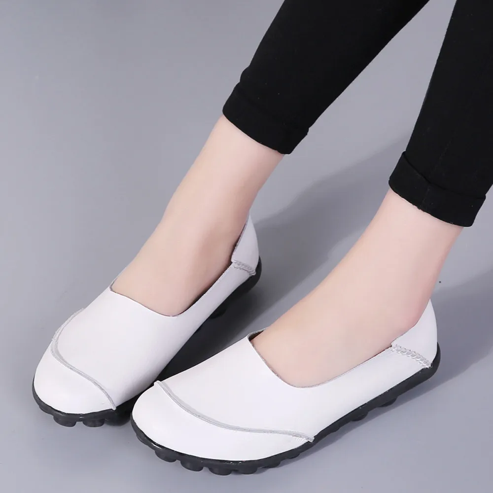 MUQGEW Women's Sandals Shoes Women's Flats Pure Color Soft Bottom White Shoes Soft Slip-On Casual Elegant Citizen Boat Shoes New
MUQGEW Women's Sandals Shoes Women's Flats Pure Color Soft Bottom White Shoes Soft Slip-On Casual Elegant Citizen Boat Shoes New