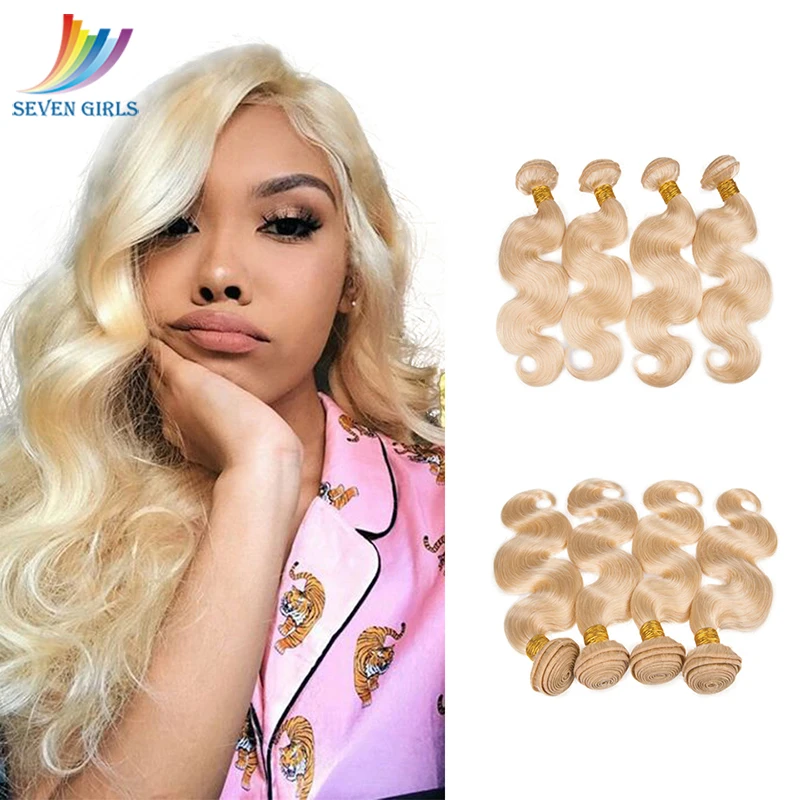 Sevengirls Body Wave 4 Bundles #613 Color Malaysian Virgin Human Hair Weaving Top Qualiy Hair No Tangle No Shedding Free Ship
Sevengirls Body Wave 4 Bundles #613 Color Malaysian Virgin Human Hair Weaving Top Qualiy Hair No Tangle No Shedding Free Ship