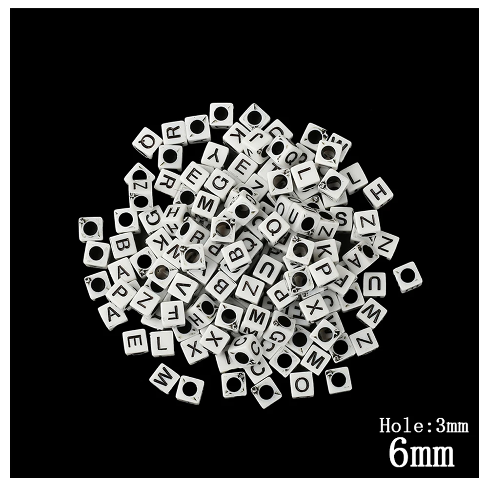 6MM 280pcs/Lot Mixed Color Large Hole Alphabet Letter Cube Square DIY Beads Wholesale European Candy Bead For DIY Jewelry Making
6MM 280pcs/Lot Mixed Color Large Hole Alphabet Letter Cube Square DIY Beads Wholesale European Candy Bead For DIY Jewelry Making