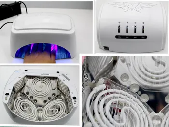 Free Shipping Fast Shipping 60w CCFL LED UV Nail Lamp with Voltage Adapter, Sensor, Fan, Timer High Functions Cure for all Gel
Free Shipping Fast Shipping 60w CCFL LED UV Nail Lamp with Voltage Adapter, Sensor, Fan, Timer High Functions Cure for all Gel