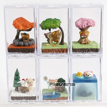 Kawaii Rilakkuma Bear Seasonal Terrarium Mini PVC Figures Collectible Toys Dolls 6pcs/set
Kawaii Rilakkuma Bear Seasonal Terrarium Mini PVC Figures Collectible Toys Dolls 6pcs/set