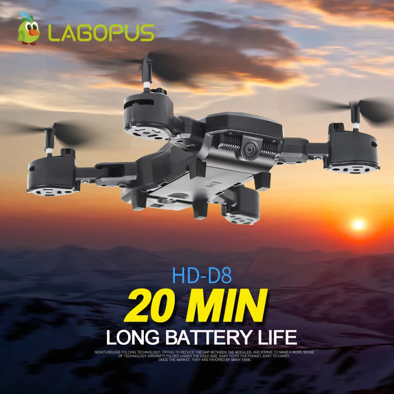 Lagopus D8 камера Дрон 20 минут беспилотный аккумулятор 5 Мп FPV WIFI 1080P с камерой HD