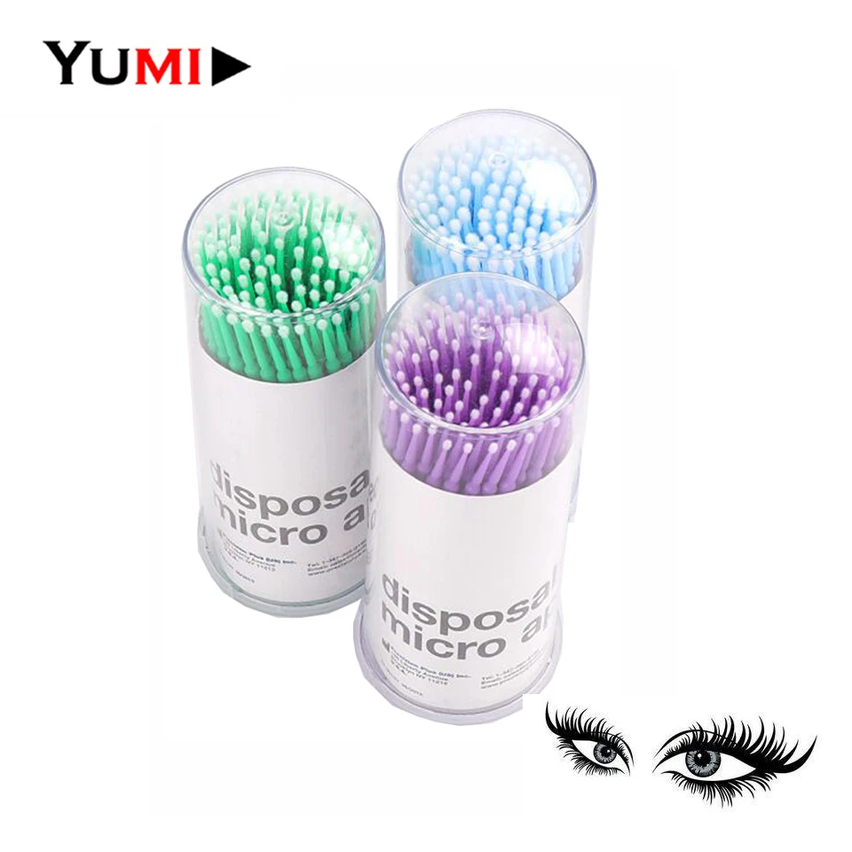 1 Pack 100pcs/pack S M L Size Disposable Cotton Soft Swab Eyelash Extension Microbrush Applicators Mascara Micro Brush Stick
1 Pack 100pcs/pack S M L Size Disposable Cotton Soft Swab Eyelash Extension Microbrush Applicators Mascara Micro Brush Stick