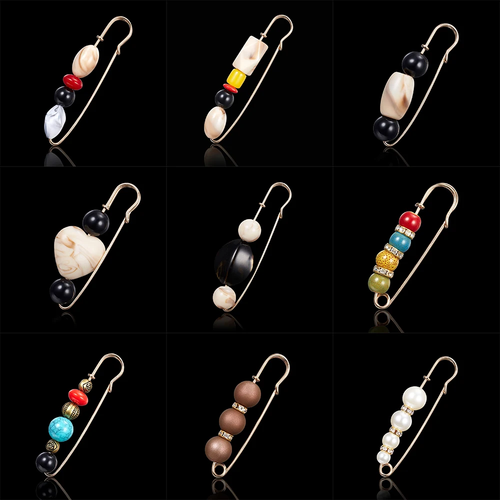 Rinhoo Practical all-match retro pop Pin Brooch Beaded sweater coat 8CM Gold Pin spot wholesale 8mm Big Beads 8 Chakra Brooches
Rinhoo Practical all-match retro pop Pin Brooch Beaded sweater coat 8CM Gold Pin spot wholesale 8mm Big Beads 8 Chakra Brooches
