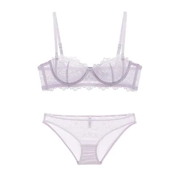 transparent ultra-thin cup floral embroidery lace women sexy underwear 1/2 cup intimates black green female bra and panty sets
transparent ultra-thin cup floral embroidery lace women sexy underwear 1/2 cup intimates black green female bra and panty sets