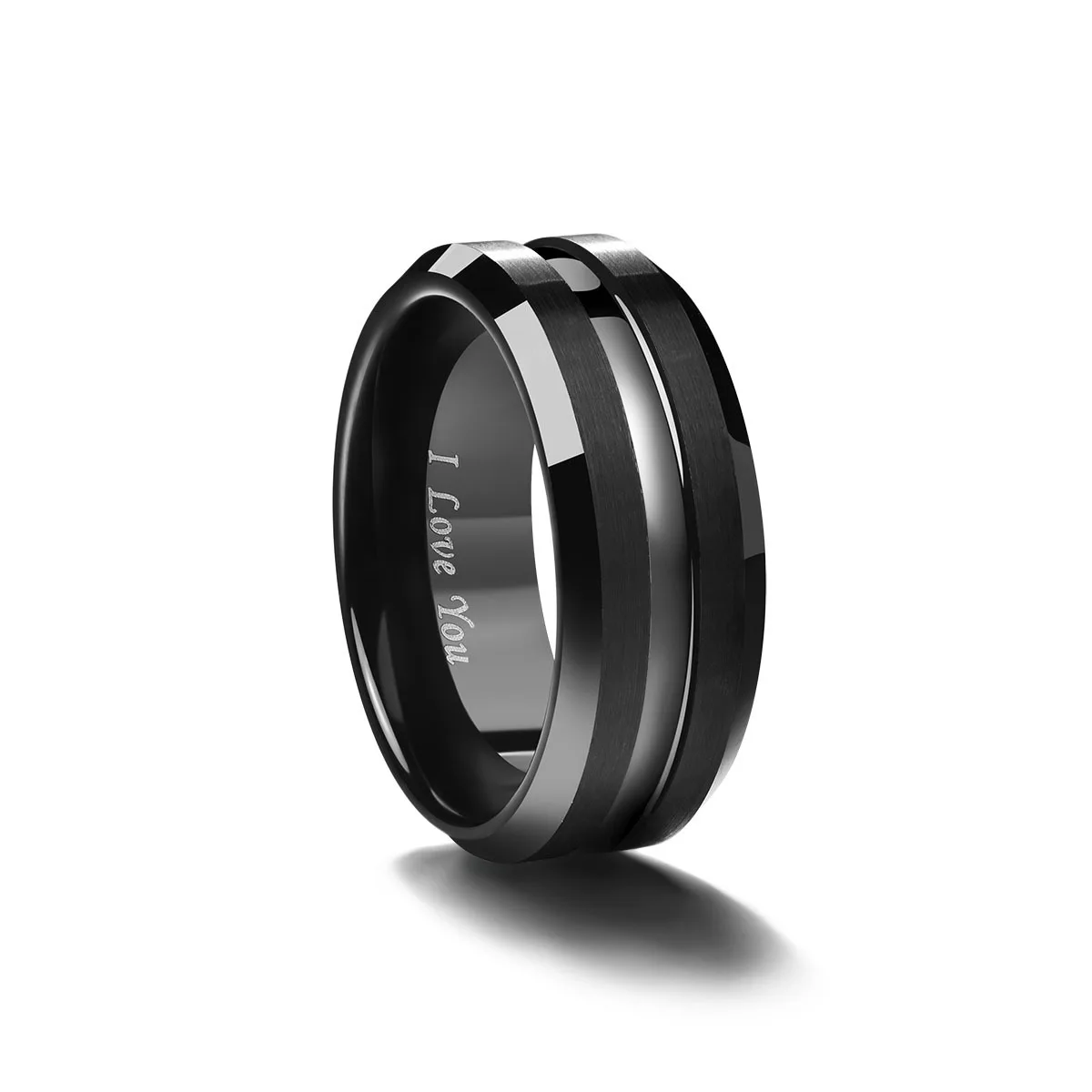 High Quality Black Men's Wedding Band Rings 100% Tungsten Carbide Anniversary Anillos Para Hombres Male Party Rings
High Quality Black Men's Wedding Band Rings 100% Tungsten Carbide Anniversary Anillos Para Hombres Male Party Rings