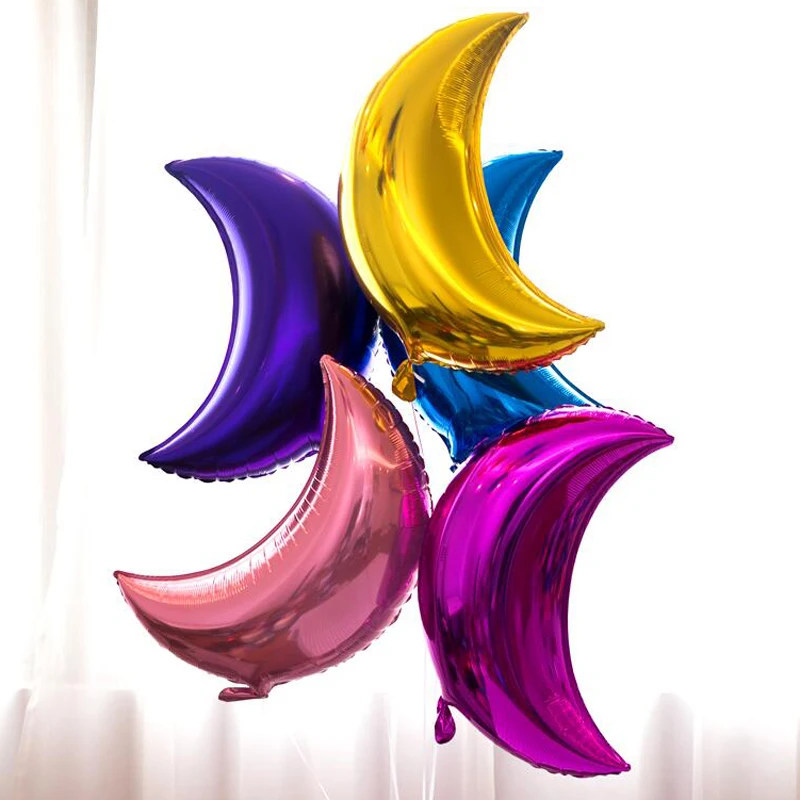 20pcs 10 inch / 18 inch Cartoon Moon Shaped Aluminum foil Balloon Children birthday party wedding decor supplies
20pcs 10 inch / 18 inch Cartoon Moon Shaped Aluminum foil Balloon Children birthday party wedding decor supplies