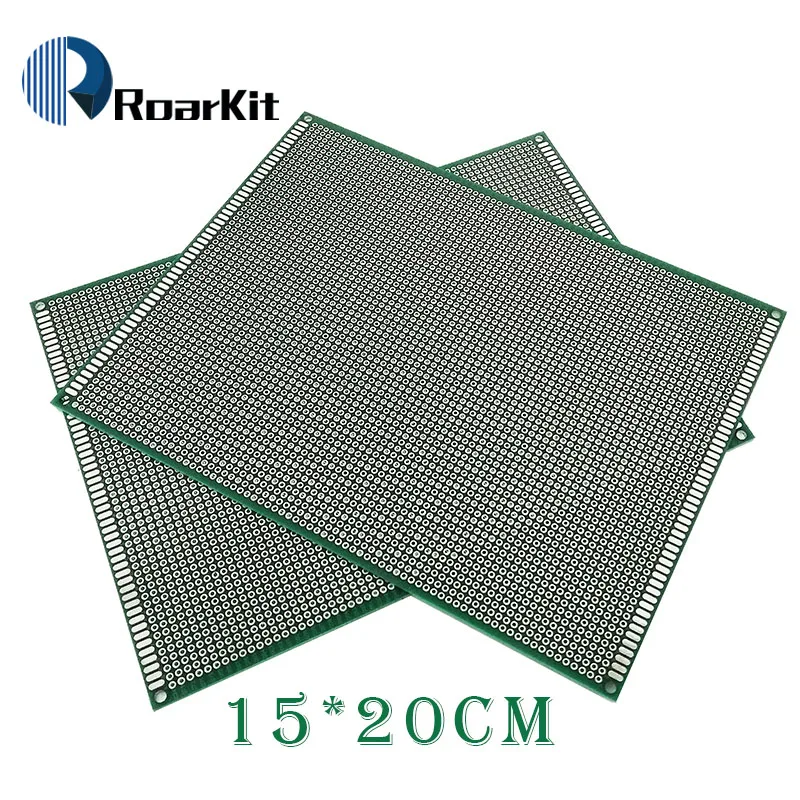 5PCS/LOT 15x20 cm 2.54mm PROTOTYPE PCB 2 layer 15*20 panel Universal Board double side
5PCS/LOT 15x20 cm 2.54mm PROTOTYPE PCB 2 layer 15*20 panel Universal Board double side