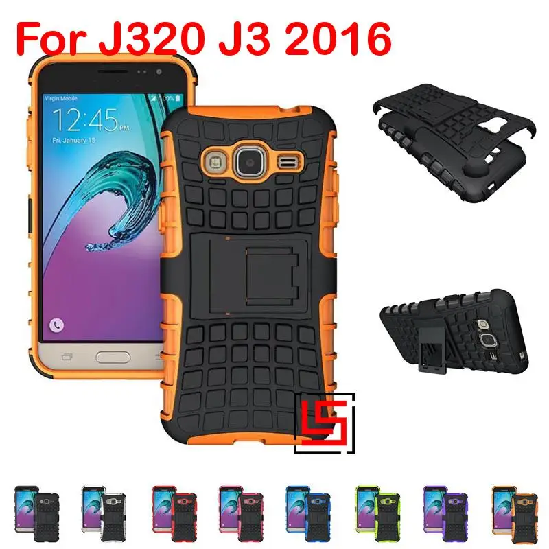 Armor Rugged Hybrid Hard PC Plastic TPU Soft Silicone ShockProof Phone Case Cover Bag For Samsung Sansung Galaxy J3 J320 2016
Armor Rugged Hybrid Hard PC Plastic TPU Soft Silicone ShockProof Phone Case Cover Bag For Samsung Sansung Galaxy J3 J320 2016