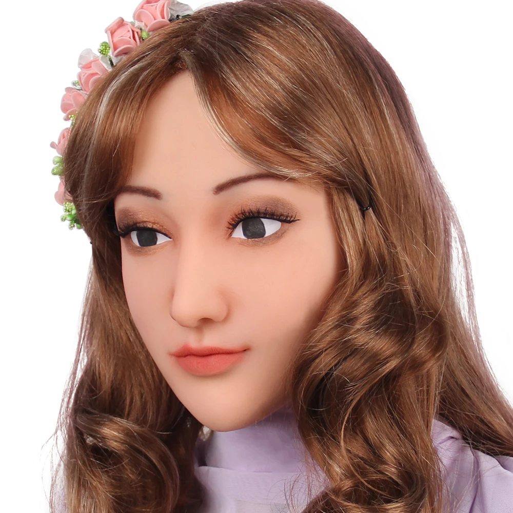 CYOMI Crossdresser Handmade Makeup Mask Soft Silicone Realistic Female Head Mask Cosplay Mask Transgender Halloween Mask 1G
CYOMI Crossdresser Handmade Makeup Mask Soft Silicone Realistic Female Head Mask Cosplay Mask Transgender Halloween Mask 1G