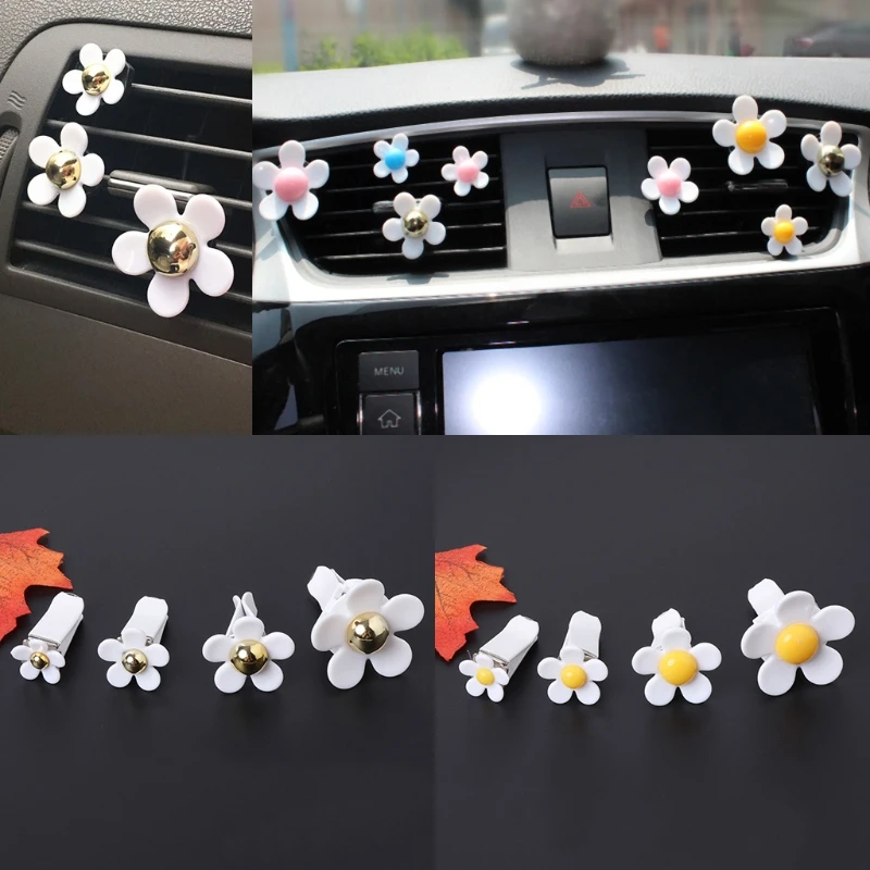 Hot New 1 Set / 4 Pcs Auto Car Dashboard Air Freshener Daisy Flower Clip Perfume Diffuser Decor 3 Colors
Hot New 1 Set / 4 Pcs Auto Car Dashboard Air Freshener Daisy Flower Clip Perfume Diffuser Decor 3 Colors