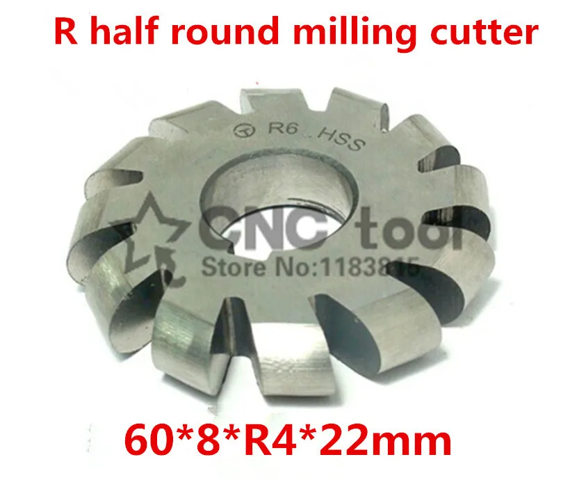 R4 60*8*R4*22mm Inner hole HSS Convex Milling Cutters R half round milling cutter Free shipping
R4 60*8*R4*22mm Inner hole HSS Convex Milling Cutters R half round milling cutter Free shipping