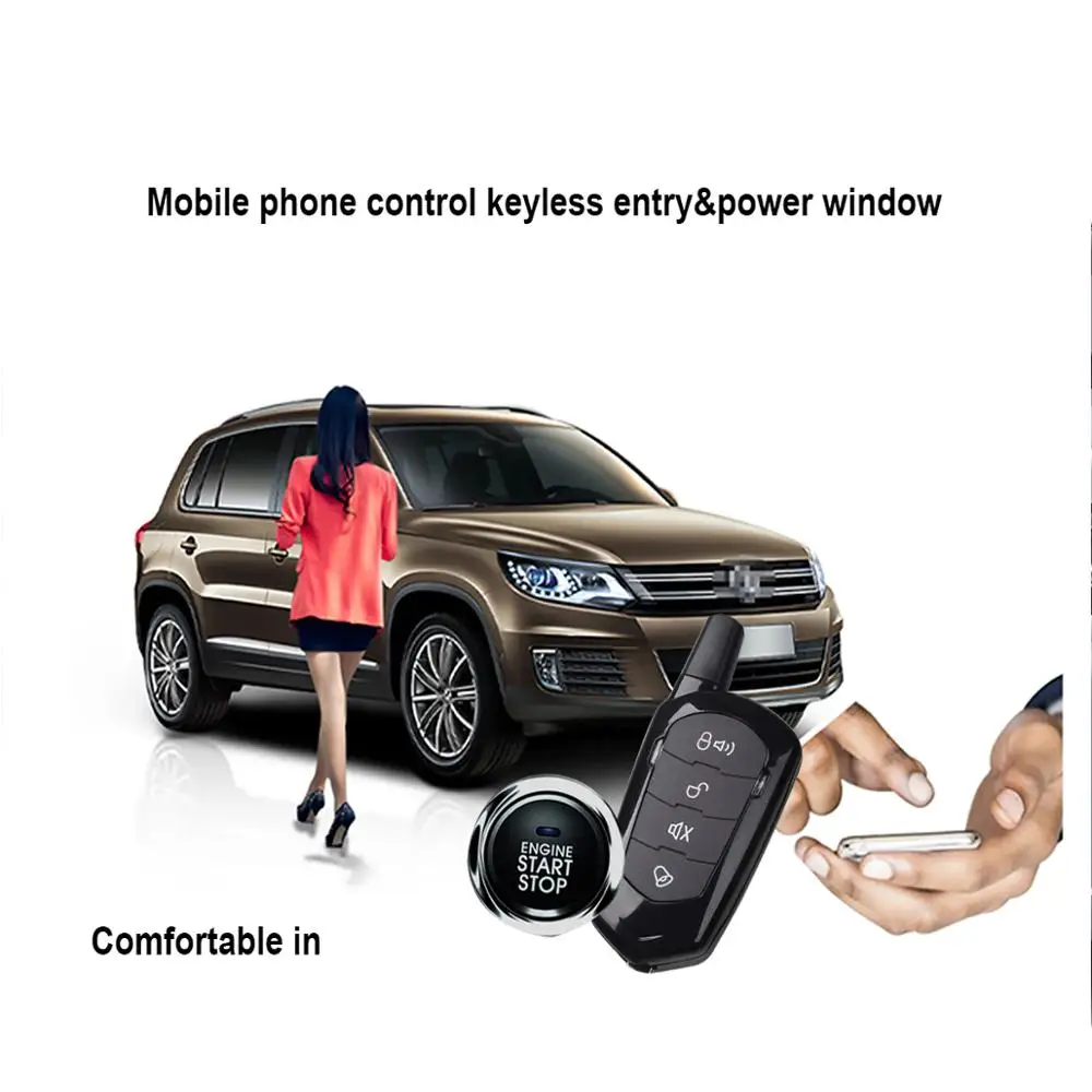 Universal Auto Anti-theft Alarm Car Comfortable Keyless Entry One Button Start Remote Control System Automobile Car Accessorie
Universal Auto Anti-theft Alarm Car Comfortable Keyless Entry One Button Start Remote Control System Automobile Car Accessorie