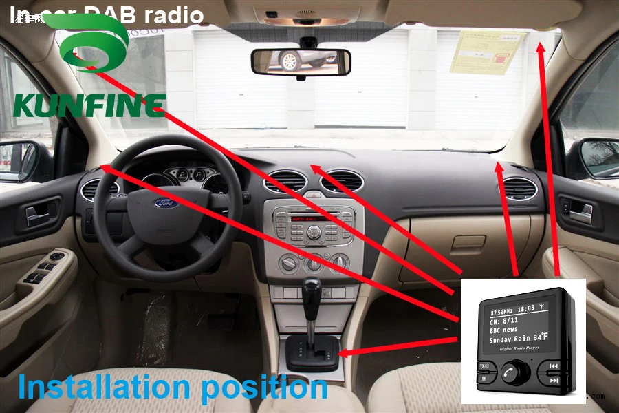 Car DAB Digital Radio Adapter with Bluetooth Music Streaming-7