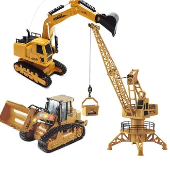 2.4GHz Electric RC Truck Crawler Excavator Bulldozer Crane Engineering Vehicles Model Remote Control Car Boys Toy For Kids Gifts
2.4GHz Electric RC Truck Crawler Excavator Bulldozer Crane Engineering Vehicles Model Remote Control Car Boys Toy For Kids Gifts