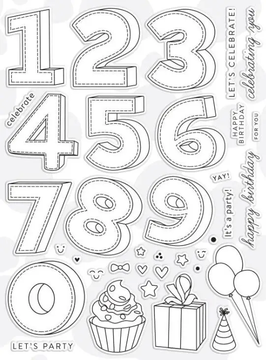 birthday party Clear Stamps / Silicone Transparent Seals for DIY scrapbooking photo album/Card Making
birthday party Clear Stamps / Silicone Transparent Seals for DIY scrapbooking photo album/Card Making