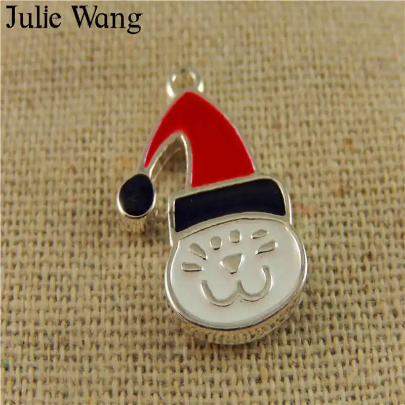 Julie Wang 5PCS Enamel Red White Christmas Cat Hat Alloy Charms Christmas Decoration Pendants Bracelet Jewelry Making Accessory
Julie Wang 5PCS Enamel Red White Christmas Cat Hat Alloy Charms Christmas Decoration Pendants Bracelet Jewelry Making Accessory