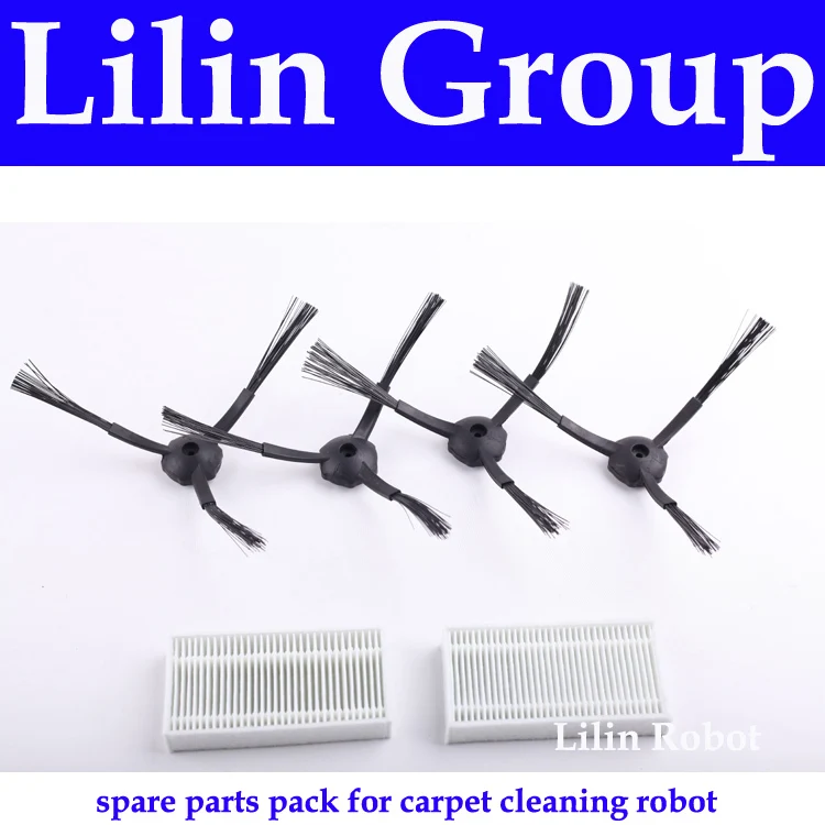 (For B2000,B3000.B2005.B2005 PLUS) Spare Parts Pack for Carpet Cleaning Robot, Including Side Brush x 4pcs + HEPA Filter x 2pcs
(For B2000,B3000.B2005.B2005 PLUS) Spare Parts Pack for Carpet Cleaning Robot, Including Side Brush x 4pcs + HEPA Filter x 2pcs
