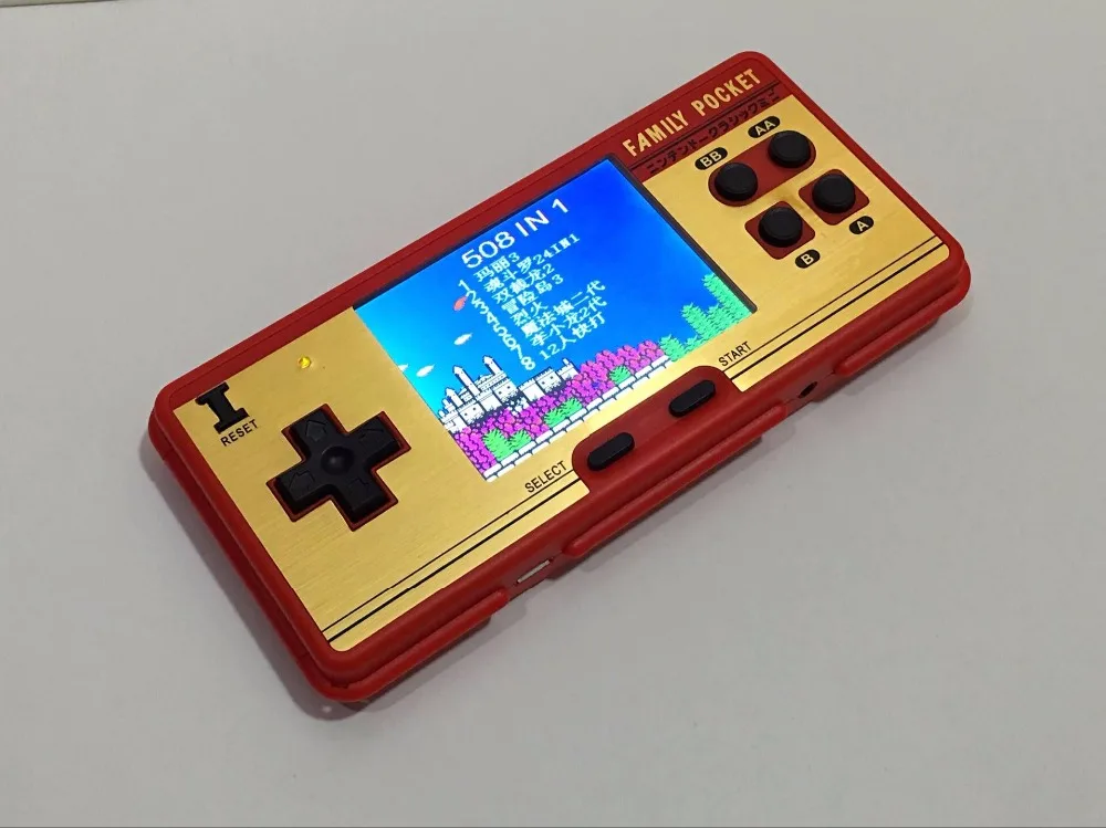 Mini Retro Portable Handheld Game Player Family Pocket Built in 638 Games 8 Bit Portable Video Console Durable Best Gift