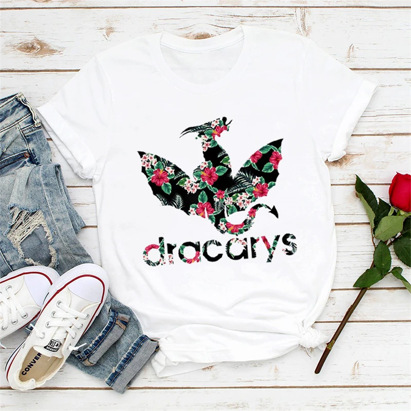 Dracarys t shirt for Women Game Of Thrones Aesthetic tshirt Mother of Dragon Daenerys Vintage Harajuku Clothes Khaleesi Camiseta
Dracarys t shirt for Women Game Of Thrones Aesthetic tshirt Mother of Dragon Daenerys Vintage Harajuku Clothes Khaleesi Camiseta