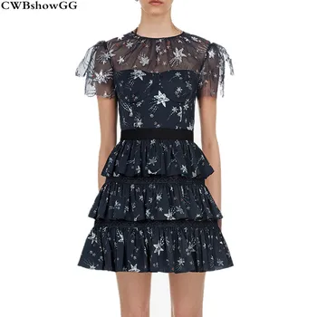 CWBshowGG Dress lace sequin patchwork embroidery high waist slim round neck ladies short sleeve party bodycon vestidos dress
CWBshowGG Dress lace sequin patchwork embroidery high waist slim round neck ladies short sleeve party bodycon vestidos dress