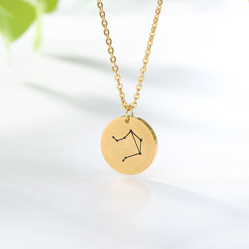 Silver Twelve Constellation Pendant Necklace For Women/Girl 12 Zodiac Signs Jewelry Chokers Necklace Gift Astrology Constellatio
Silver Twelve Constellation Pendant Necklace For Women/Girl 12 Zodiac Signs Jewelry Chokers Necklace Gift Astrology Constellatio