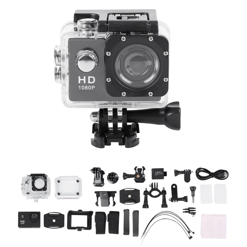 Sport Camera 1080P Full HD Waterproof Underwater Camera with 140 Degree Wide-angle Lens 12MP Waterproof Underwater Camera
Sport Camera 1080P Full HD Waterproof Underwater Camera with 140 Degree Wide-angle Lens 12MP Waterproof Underwater Camera