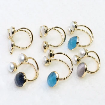6 Pieces Gold color Stone rings electroplated gold color plated stone rings mix color stone rings fashion jewelry rings 9035
6 Pieces Gold color Stone rings electroplated gold color plated stone rings mix color stone rings fashion jewelry rings 9035