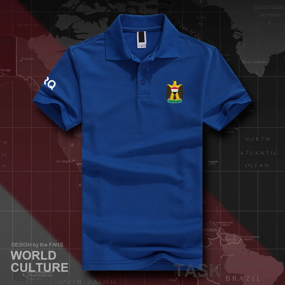 Republic of Iraq IRQ polo shirts men short sleeve white brands printed for country 2018 cotton nation emblem new fashion
Republic of Iraq IRQ polo shirts men short sleeve white brands printed for country 2018 cotton nation emblem new fashion