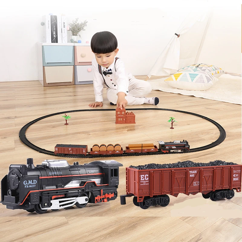 Classic toys train model Boys birthday Christmas New Year gift Simulated rail Freight train blocks brinquedos Toys for children
Classic toys train model Boys birthday Christmas New Year gift Simulated rail Freight train blocks brinquedos Toys for children