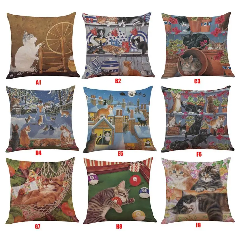 2018 Pillow Case 45*45 Cute Cat Sofa Bed Home Decoration Festival Pillow Case Cushion Cover NEW Free Shipping NEW DE26
2018 Pillow Case 45*45 Cute Cat Sofa Bed Home Decoration Festival Pillow Case Cushion Cover NEW Free Shipping NEW DE26
